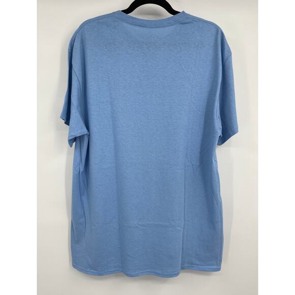 The Young and Wild Savage Blue Graphic TShirt Short Sleeve Mens Size Large NEW - Picture 3 of 8